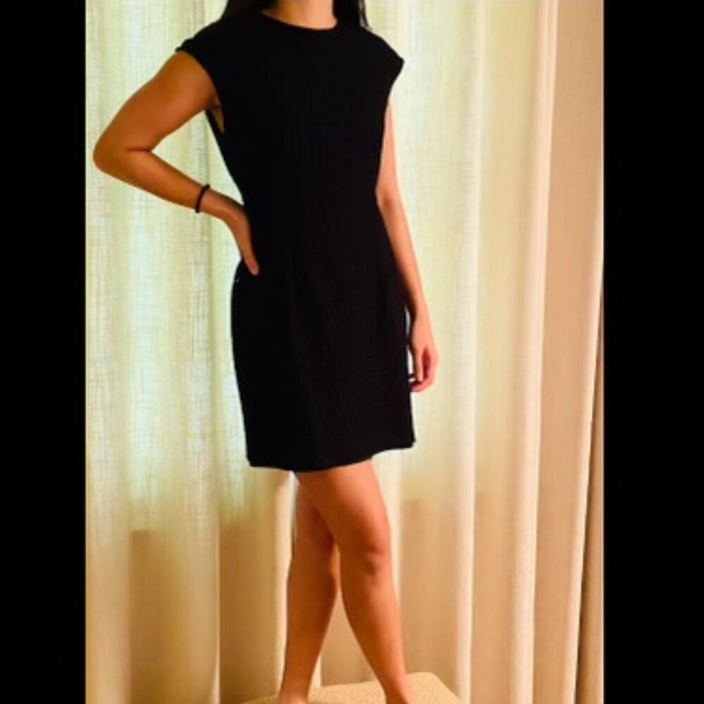 KAIN Black Mini Geo Lace Dress